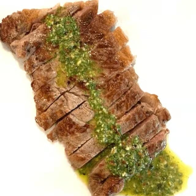 Grilled Shell Steak.